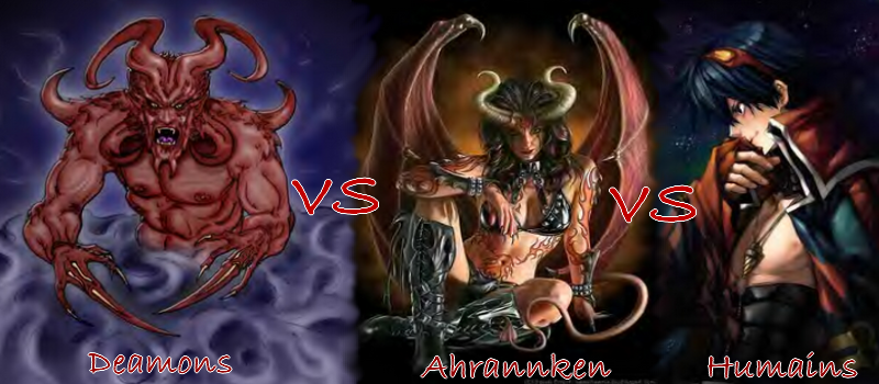 Deamons VS Humains! L'enfer fait surface... Forum Index