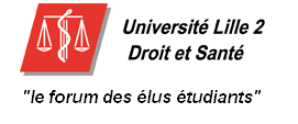 Elus étudiants Lille 2. Forum Index